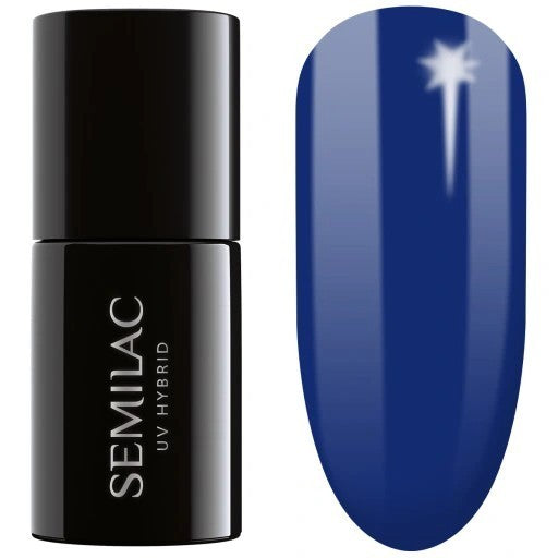 SEMILAC Hybrid Nail Polish 308 Festive Blue - 7 ml | Vaistine1.lt