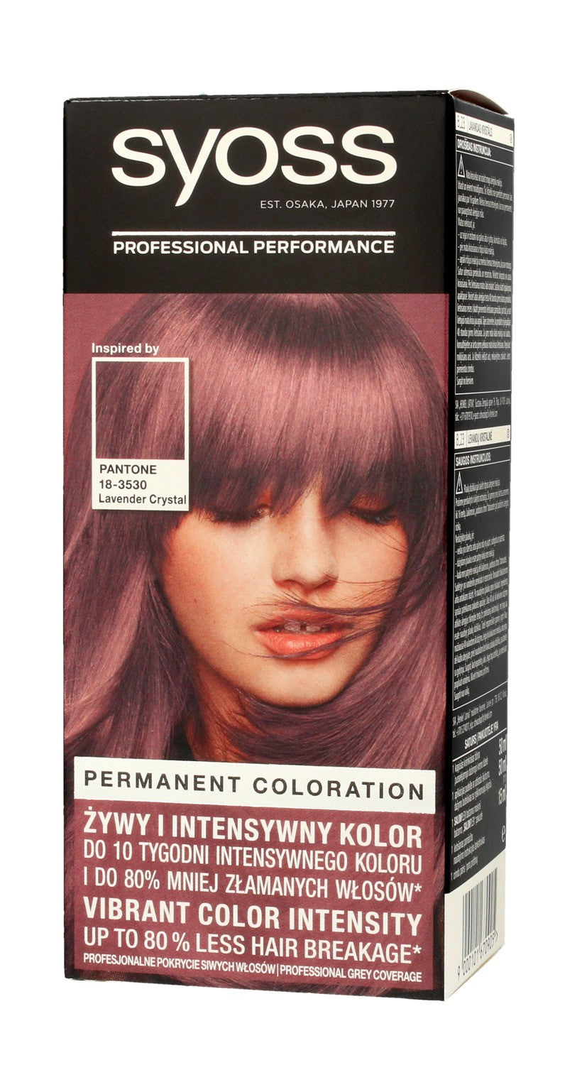 Schwarzkopf Syoss Hair Color 18-3530 Lavender Crystal 1op. | Vaistine1.lt