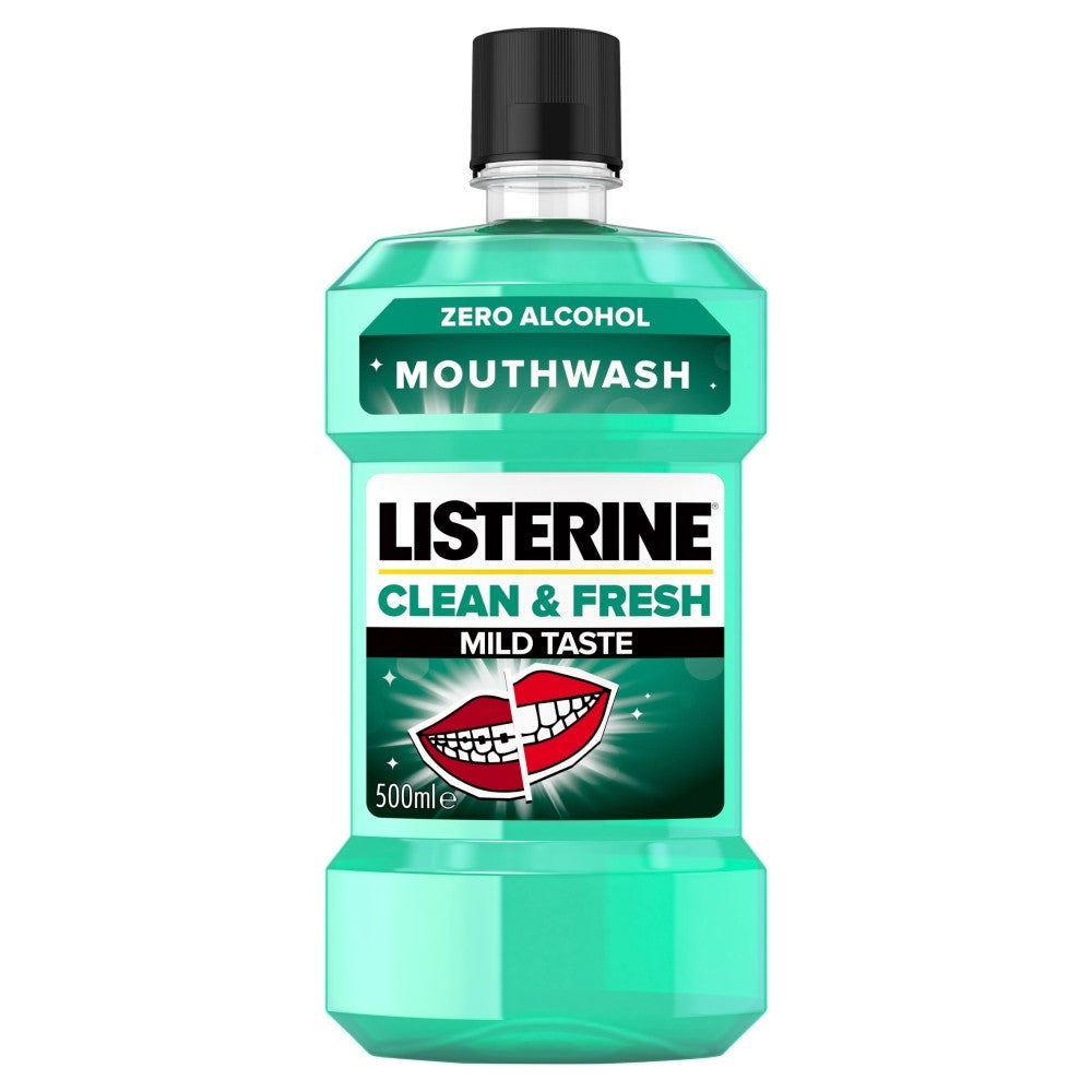 Listerine Clean & Fresh Mouthwash Mild Taste 500ml | Vaistine1.lt | WestPharmacy.eu