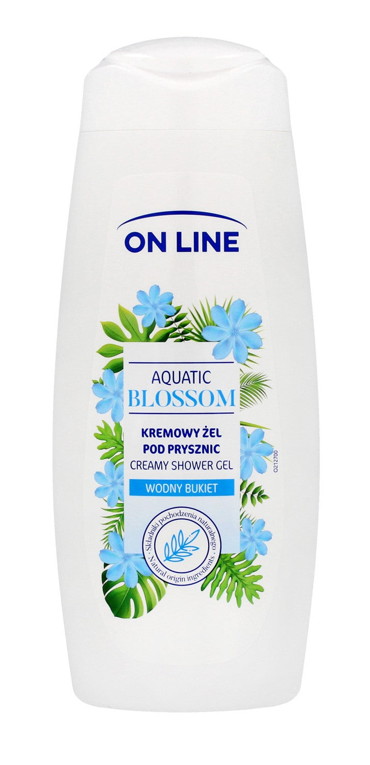 On Line Creamy Shower Gel Aquatic Blossom (Water Bouquet) 400ml | Vaistine1.lt