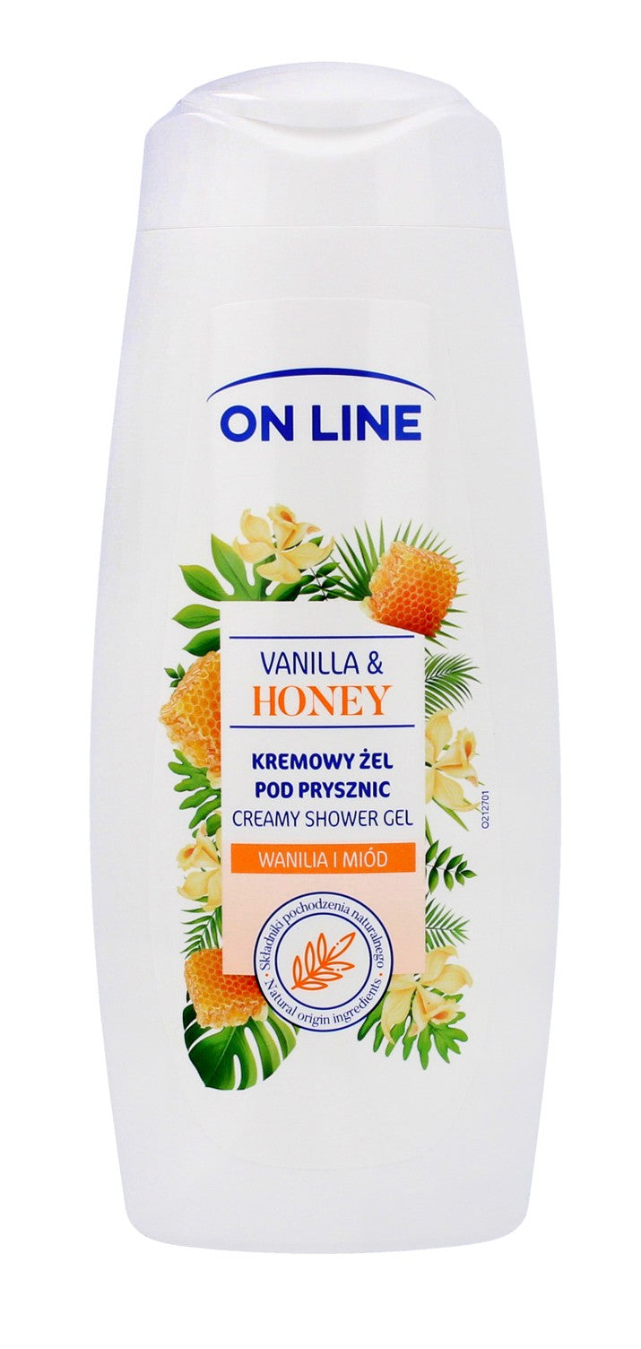 On Line Creamy Shower Gel Vanilla&Honey (Vanilla and Honey) 400ml | Vaistine1.lt