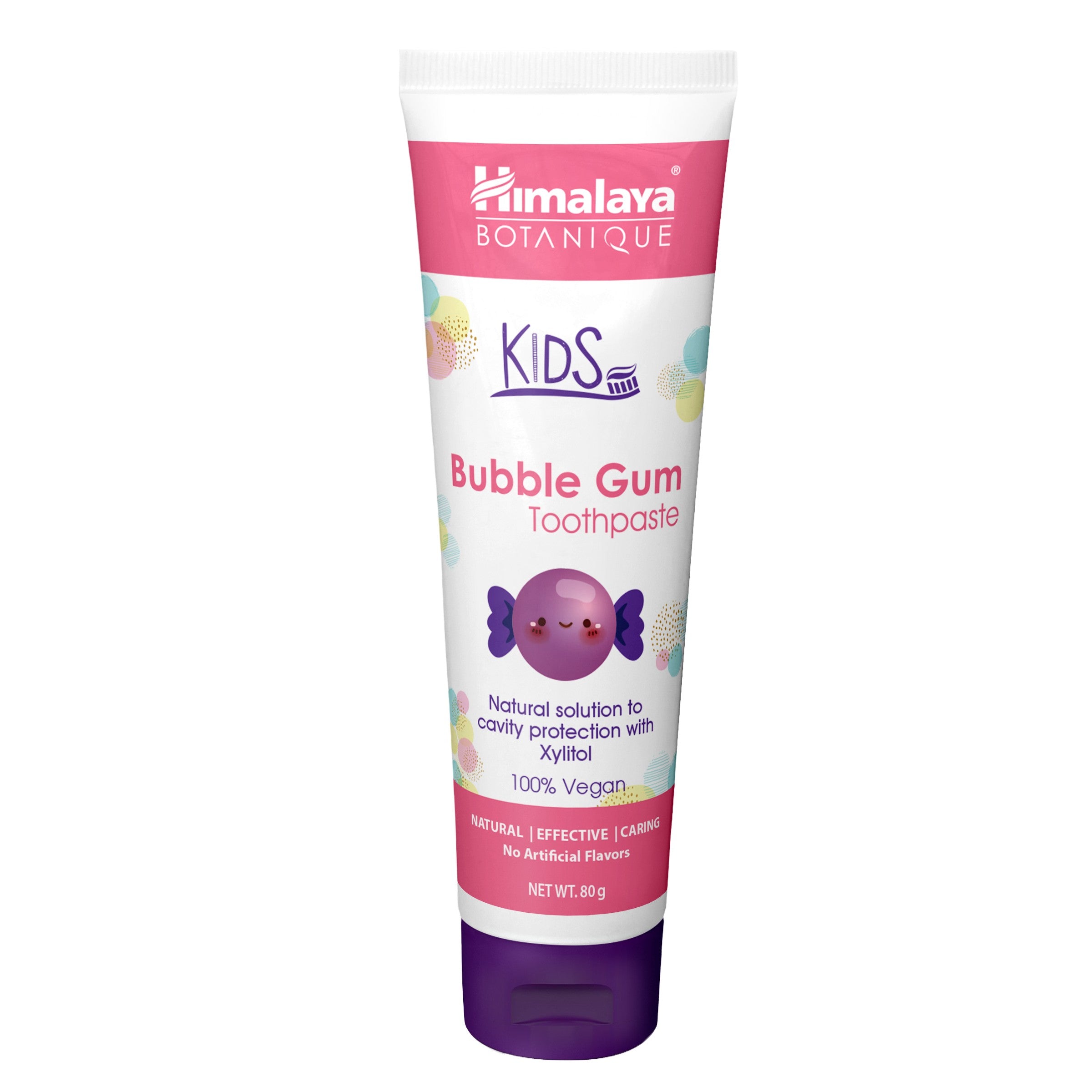 HIMALAYA Botanique Kids Toothpaste for Kids Bubble Gum 80g | Vaistine1.lt