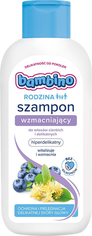 Bambino Family Strengthening Shampoo for thin and fine hair 400ml | Vaistine1.lt | WestPharmacy.eu