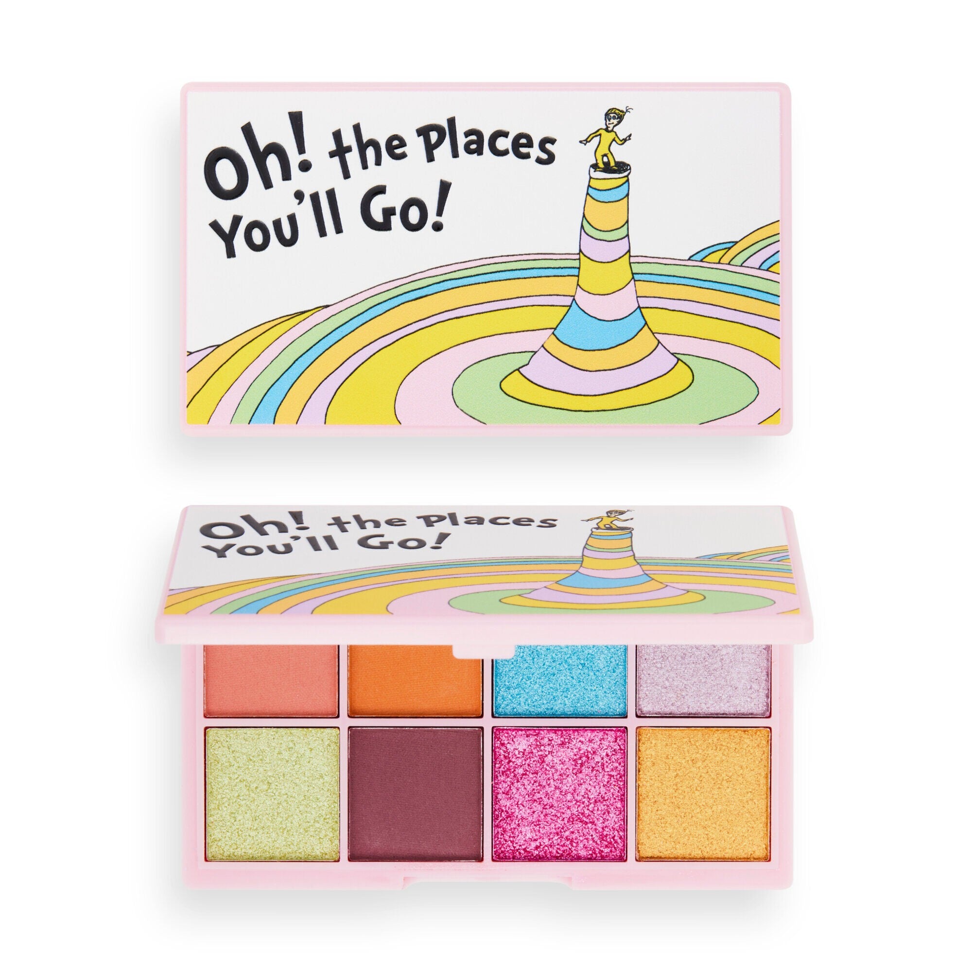 I Heart Revolution x Dr.Seuss Eyeshadow Palette (8) Oh, The Places You'll Go! 1 piece | Vaistine1.lt