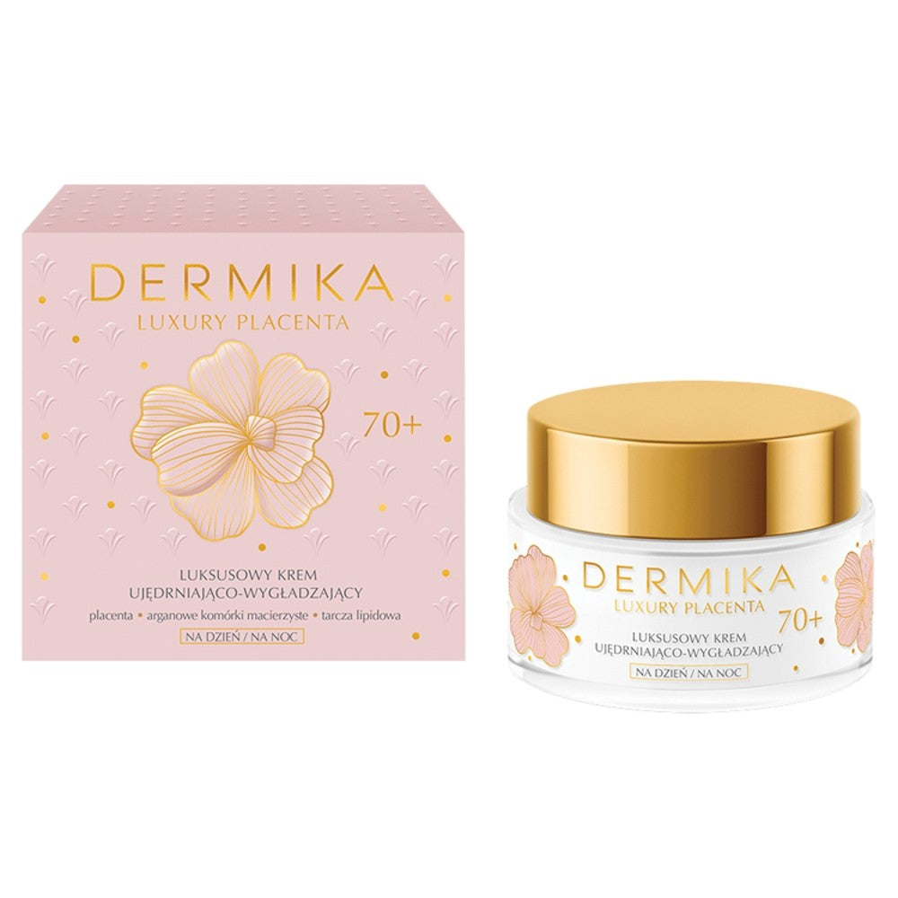 Dermika Luxury Placenta 70+ Luxurious Firming - Smoothing Cream for Day and Night 50ml | Vaistine1.lt