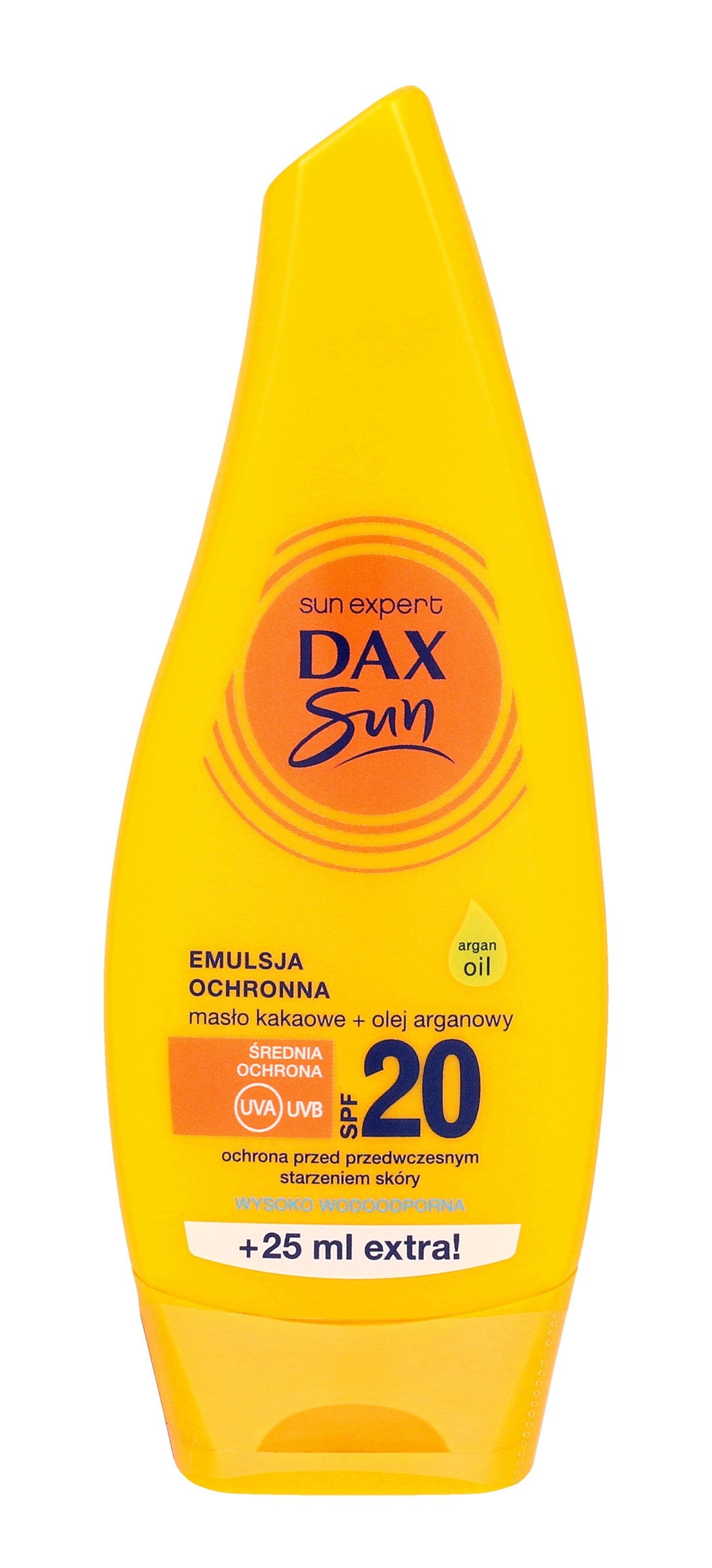 Dax Sun Protective Emulsion for tanning with cocoa butter and argan oil SPF20 175ml | Vaistine1.lt