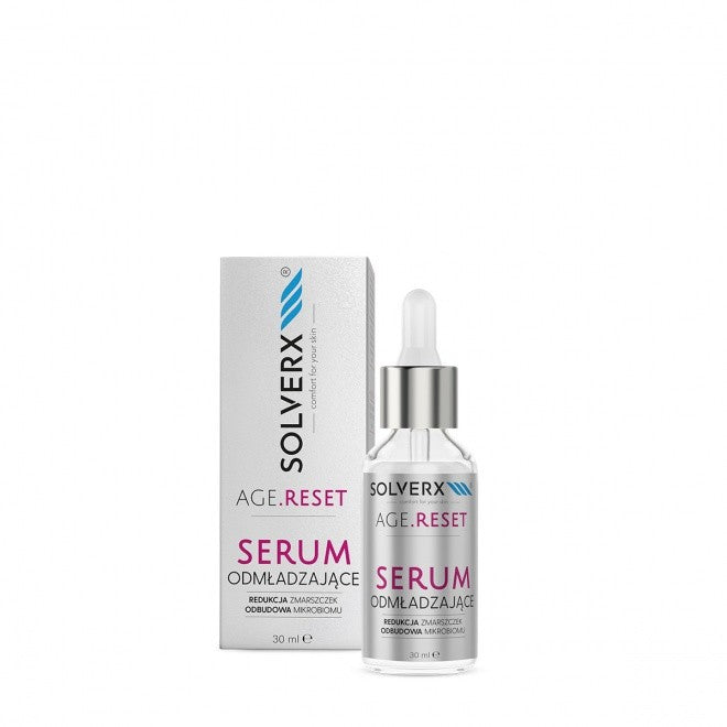 SOLVERX Age.Reset Serum rejuvenating - Wrinkle Reduction & Microbiome Reconstruction 30ml | Vaistine1.lt