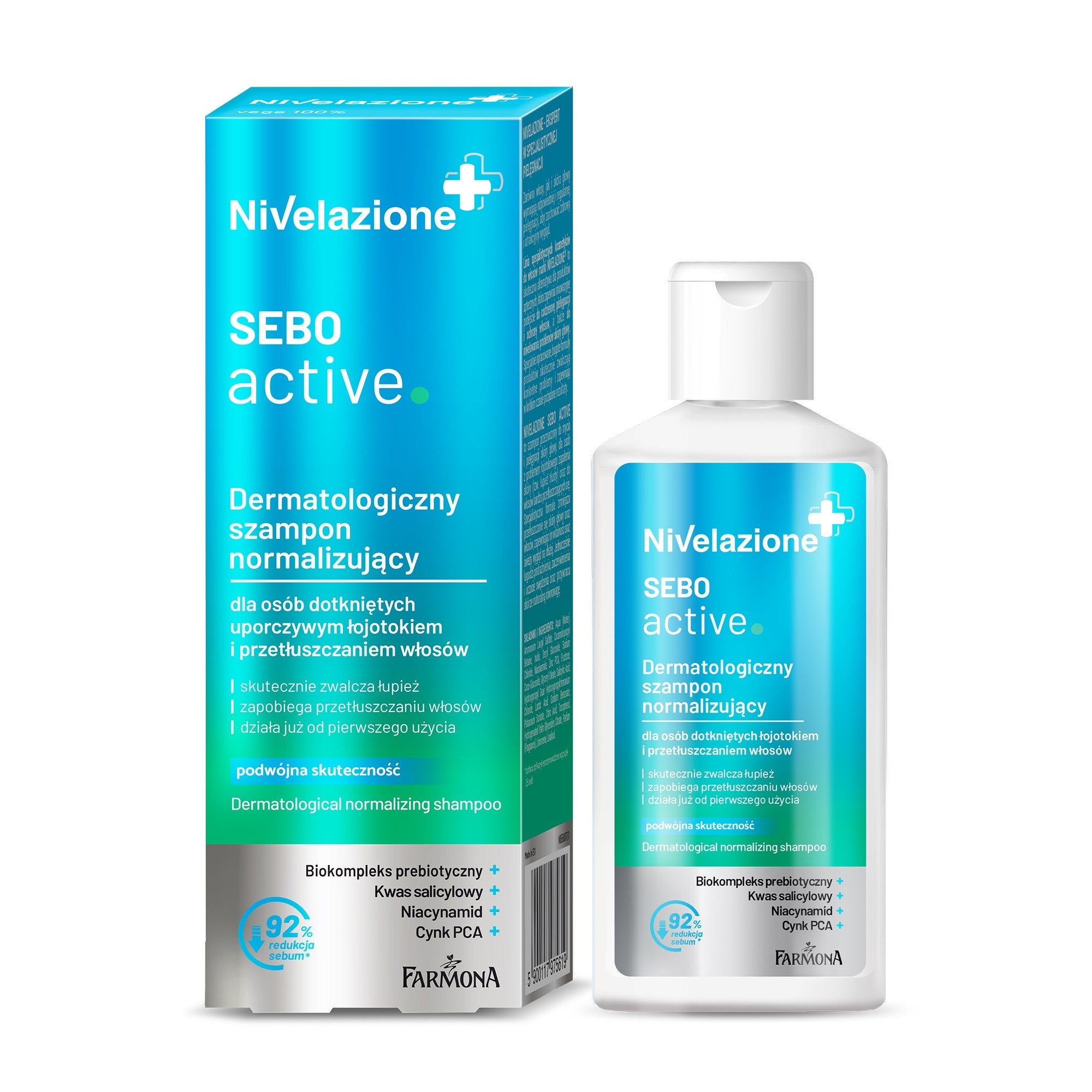 Farmona Nivelazione+ Dermatological Normalizing Shampoo Sebo Active for oily hair and seborrhea 100ml | Vaistine1.lt