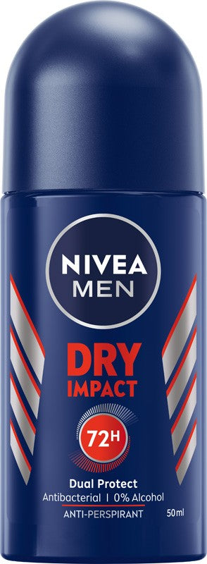 Nivea DRY IMPACT Roll-on men's deodorant 50ml | Vaistine1.lt | WestPharmacy.eu