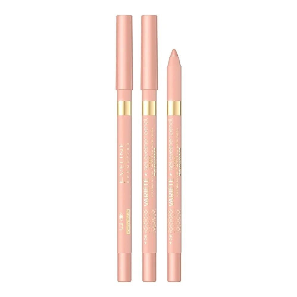 Eveline Variete Gel pencil for eyes no. 06 peach 1pc | Vaistine1.lt