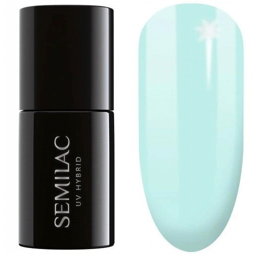 SEMILAC Hybrid Nail Polish Soulmate Mix - 387 Mint Refresh 7ml | Vaistine1.lt