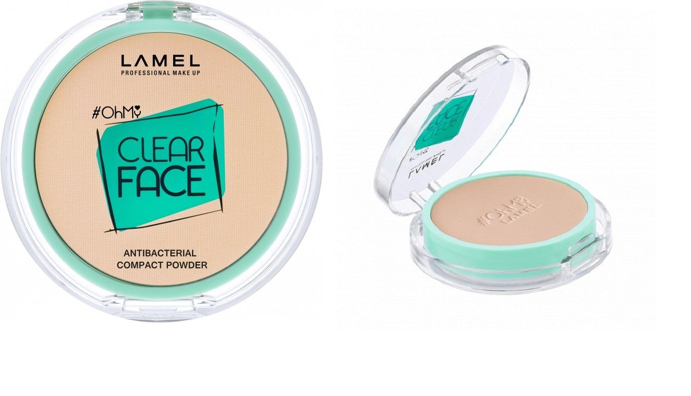 LAMEL OhMy Clear Face Powder compact antibacterial no 402 6g | Vaistine1.lt