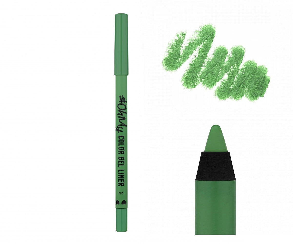 LAMEL OhMy Gel Eye Pencil Color Gel Liner no. 403 - green 1.4g | Vaistine1.lt