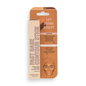 Makeup Revolution Fast Base Contour Stick Double-sided contouring stick for the face - Medium 1 piece | Vaistine1.lt