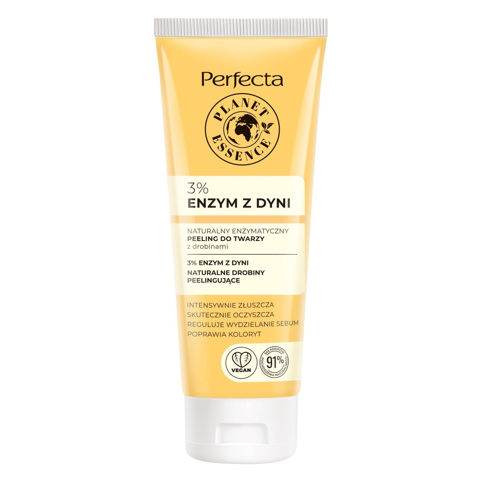 Perfecta Planet Essence Natural Enzymatic Face Peeling with Particles - 3% Pumpkin Enzyme 75ml | Vaistine1.lt