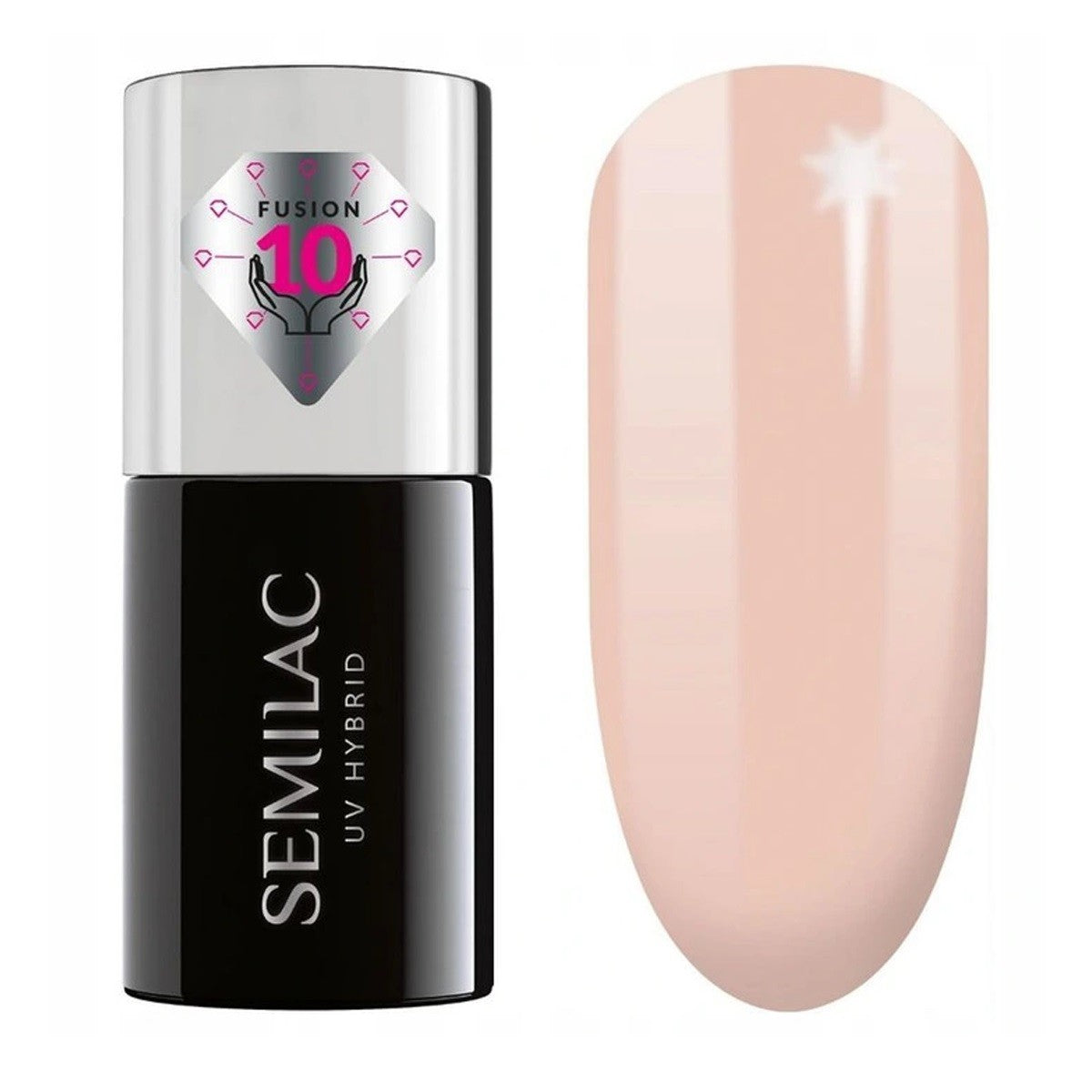 SEMILAC Hybrid Lacquer Extend Care 5in1 - 816 Pale Nude 7ml | Vaistine1.lt