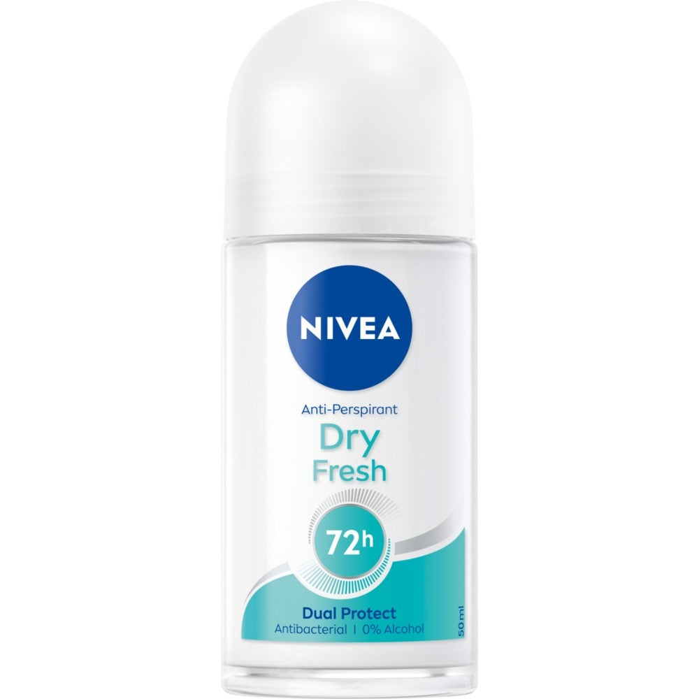 Nivea DRY FRESH Dual Protect 72h roll-on women's deodorant 50ml | Vaistine1.lt | WestPharmacy.eu