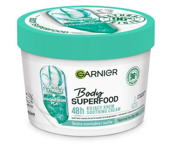 Garnier Body SuperFood raminanti kūno kremas su alavijo | Vaistine1.lt