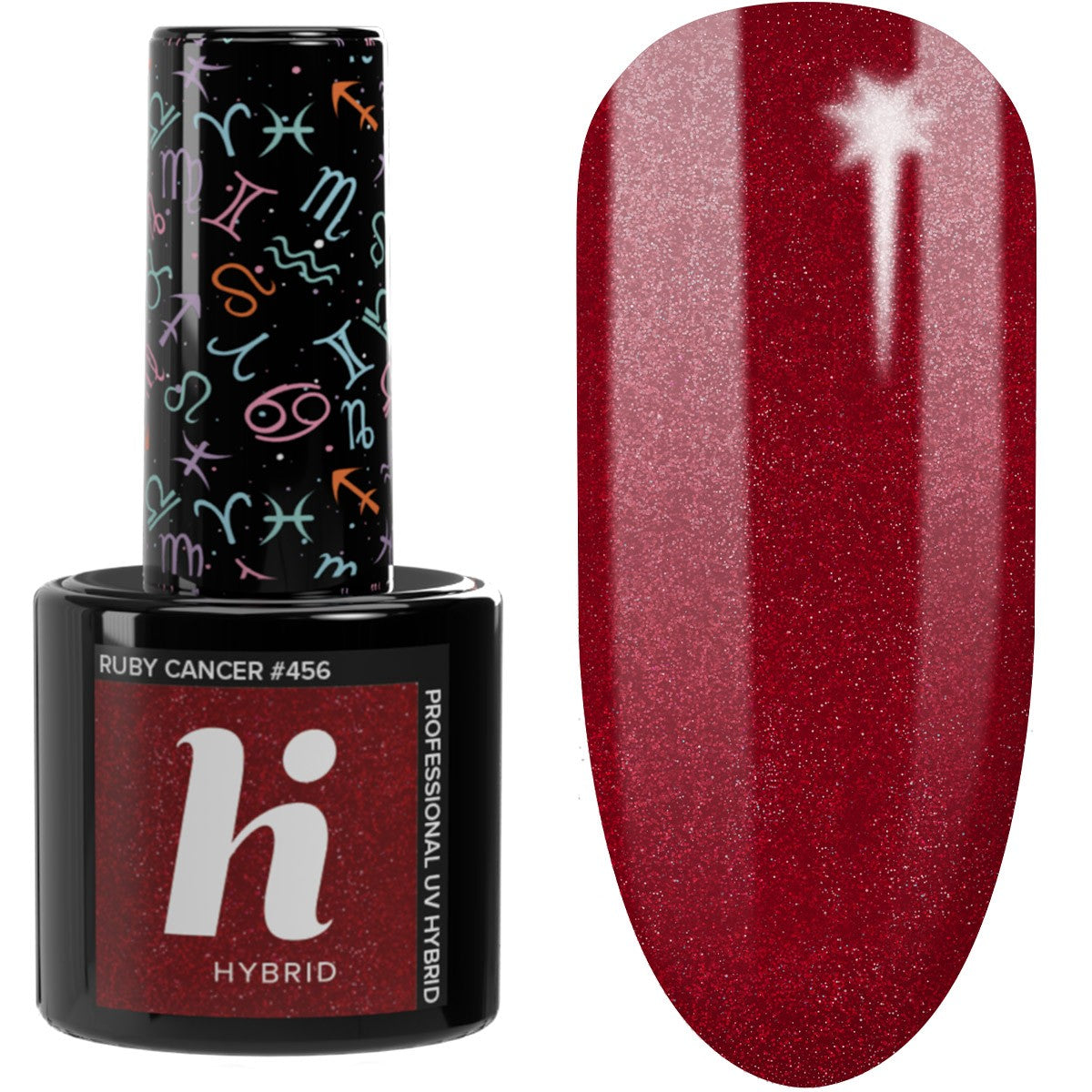 Hi Hybrid Hybrid Lacquer Zodiac No. 456 Ruby Cancer 5ml | Vaistine1.lt