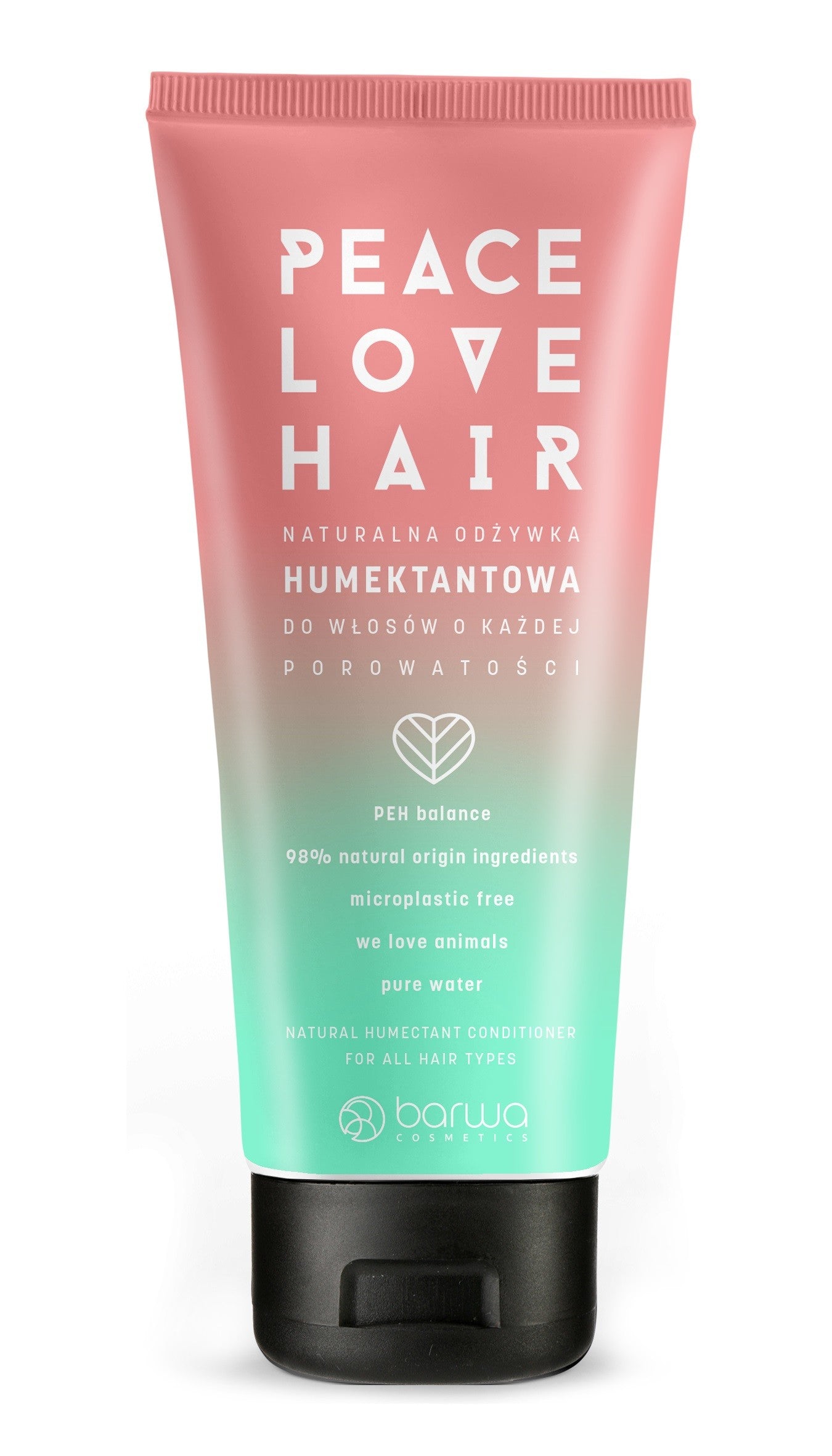 BARWA Peace Love Hair Humectant Conditioner for Hair of Any Porosity 180ml | Vaistine1.lt