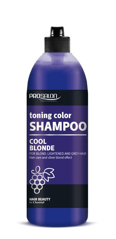 CHANTAL ProSalon Cool Blonde Toning Shampoo for blonde, lightened, and gray hair 500g | Vaistine1.lt