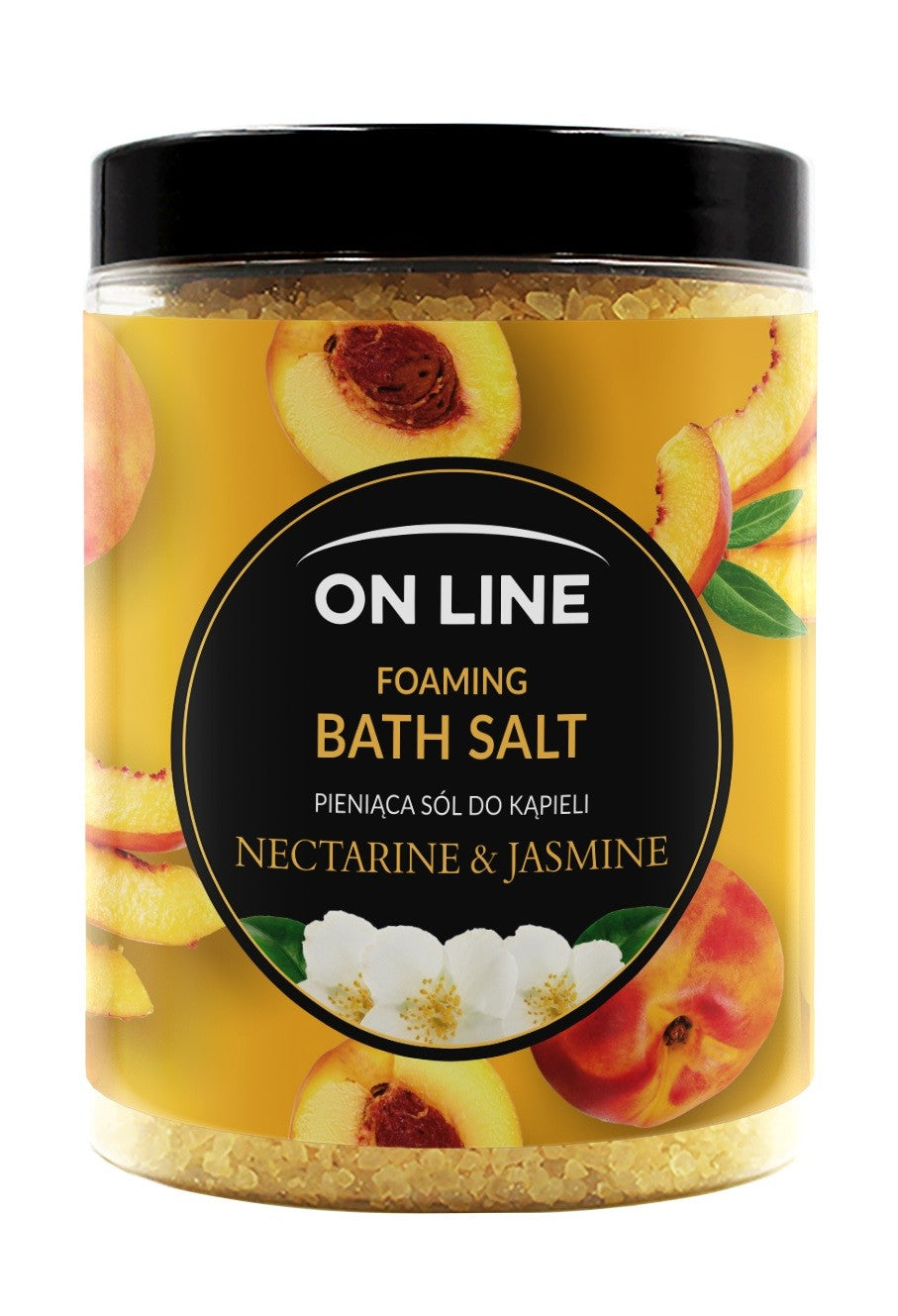 On Line Pieniąca Sól do kąpieli Nectarine & Jasmine 1200g | Vaistine1.lt