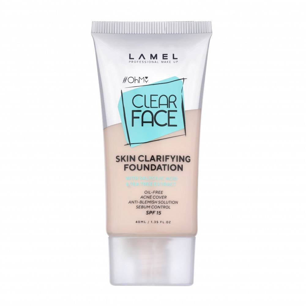 LAMEL OhMy Clear Face Foundation No. 401 40ml | Vaistine1.lt