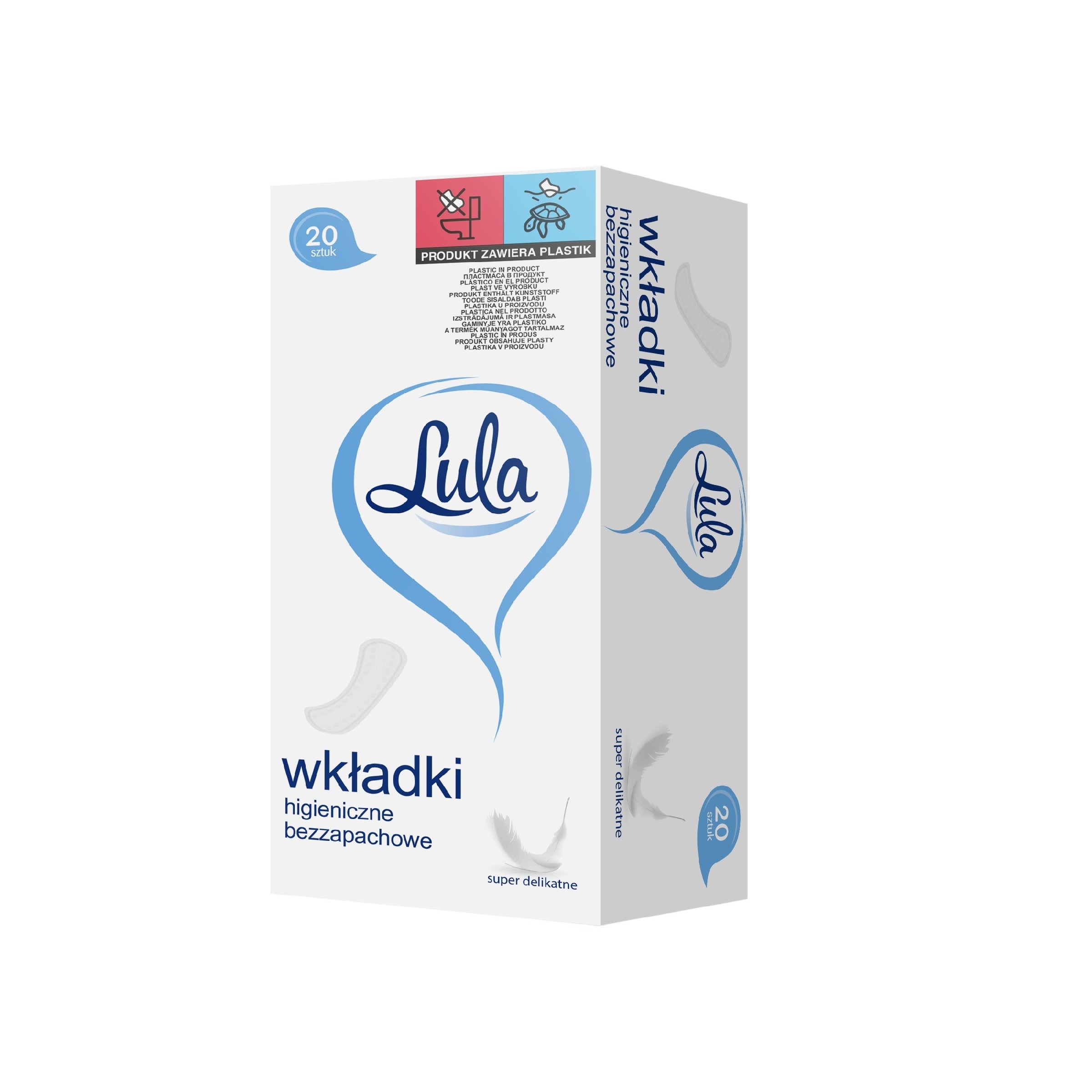 LULA Sanitary pads - unscented 1 pack - 20 pieces | Vaistine1.lt