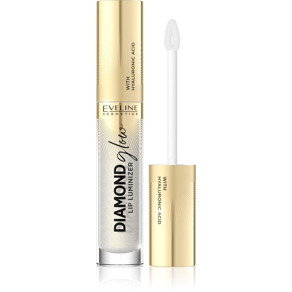 Eveline Diamond Glow Lip Luminizer Lip Gloss with hyaluronic acid no. 07 4.5ml | Vaistine1.lt