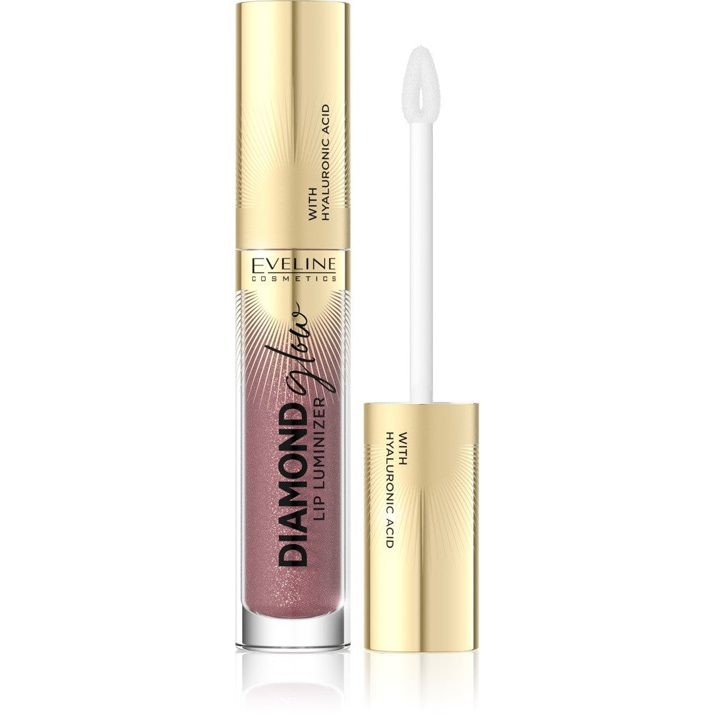 Eveline Diamond Glow Lip Luminizer Lip gloss with hyaluronic acid no. 11 4.5ml | Vaistine1.lt