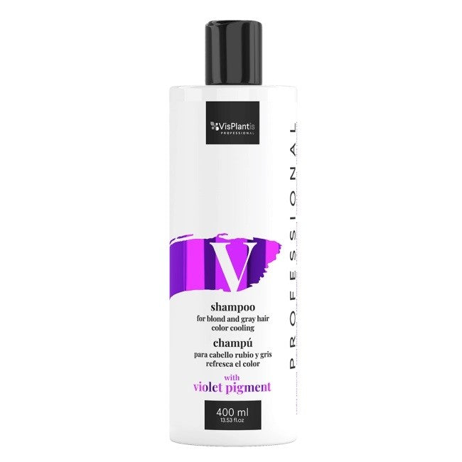 Vis Plantis Professional Shampoo for blonde and gray hair color cooling - Color Pigment 400ml | Vaistine1.lt