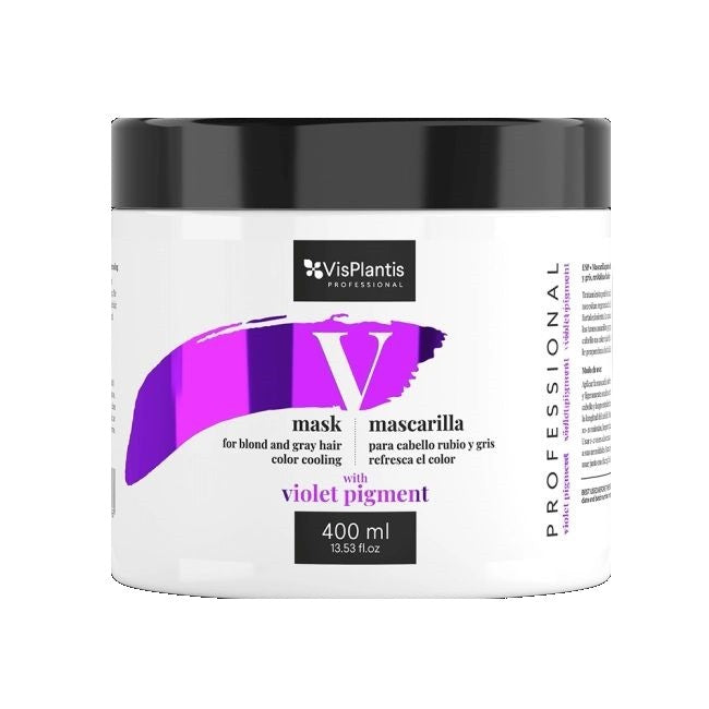 Vis Plantis Professional Hair Mask for blonde and gray hair color cooling - Color Pigment 400ml | Vaistine1.lt