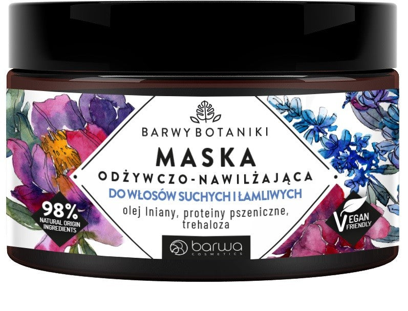 BARWA Botanical Colors Nourishing - Moisturizing Mask for Dry and Brittle Hair 220ml | Vaistine1.lt