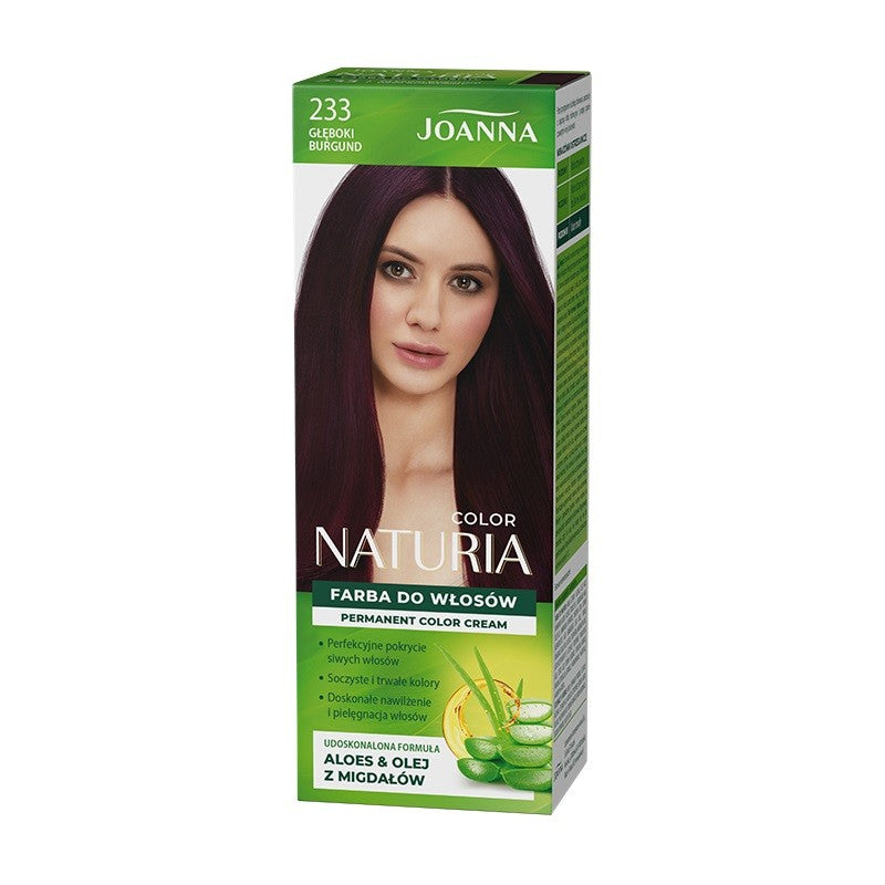 Joanna Naturia Color Hair Dye No. 233 - Deep Burgundy 150g | Vaistine1.lt