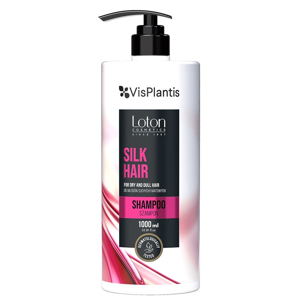 Vis Plantis Loton Silk Shampoo with silk for dry and dull hair - Silk Hair 1000ml | Vaistine1.lt