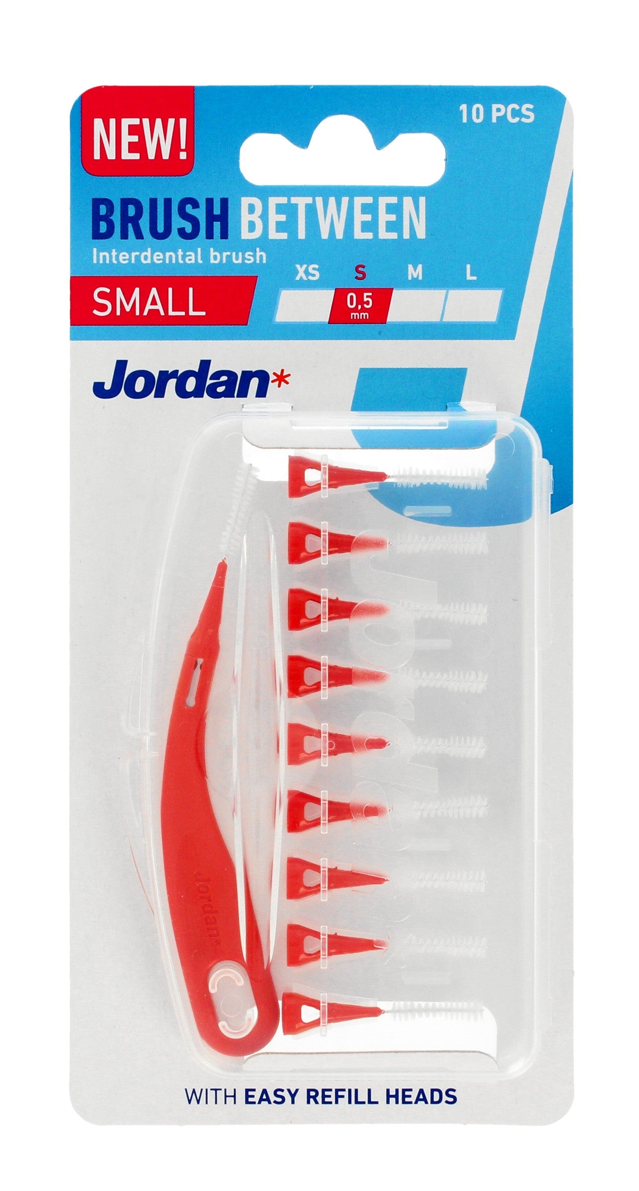 JORDAN Interdental Cleaners - S (small) 0.5mm 1pack-10pcs | Vaistine1.lt