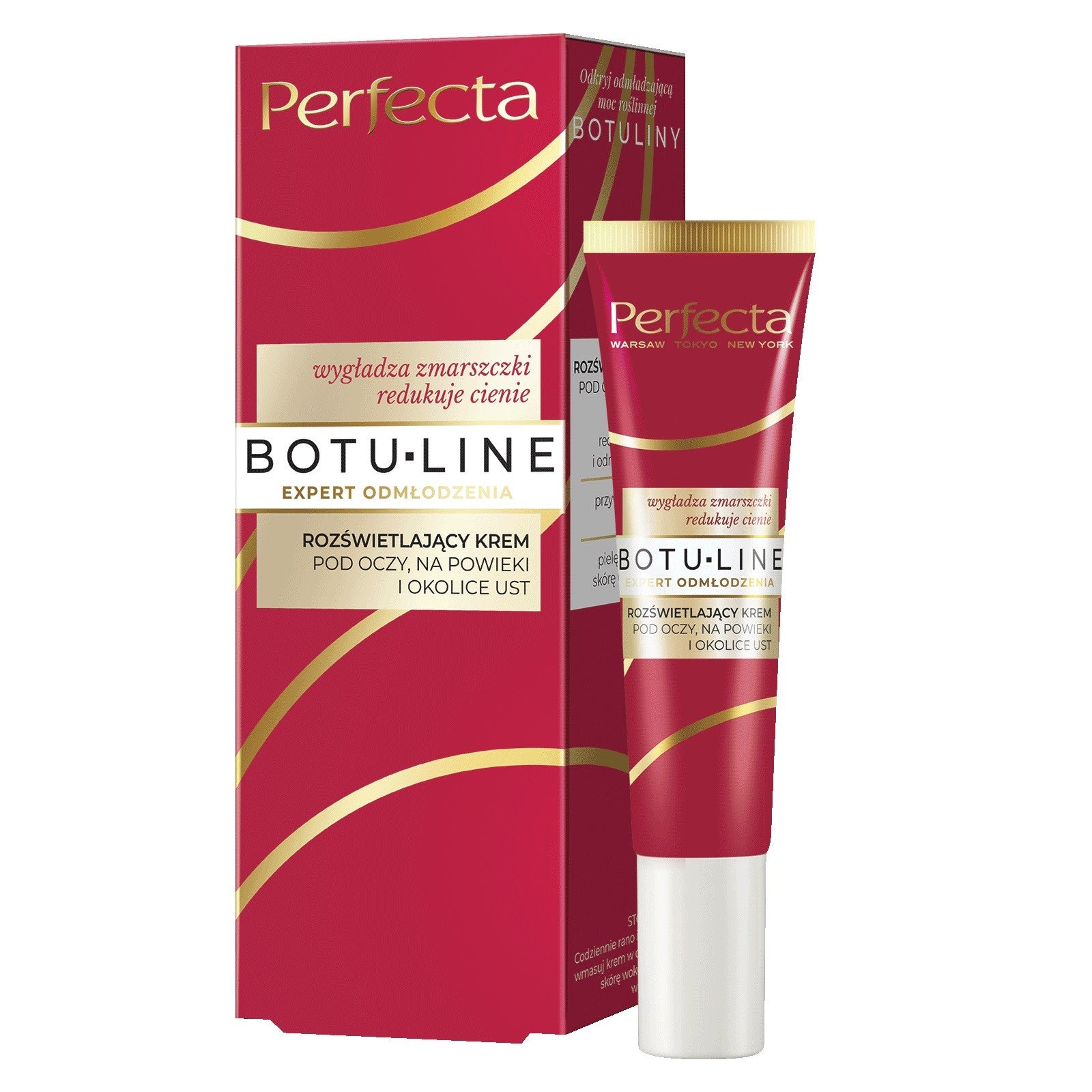 Perfecta Botu-Line Illuminating Eye Cream for eyelids and around the mouth 15ml | Vaistine1.lt