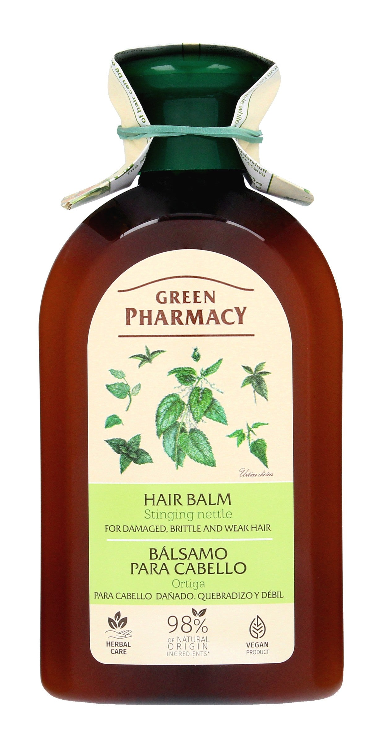 Green Pharmacy Balsam for damaged, brittle, and weakened hair - Nettle 300ml | Vaistine1.lt