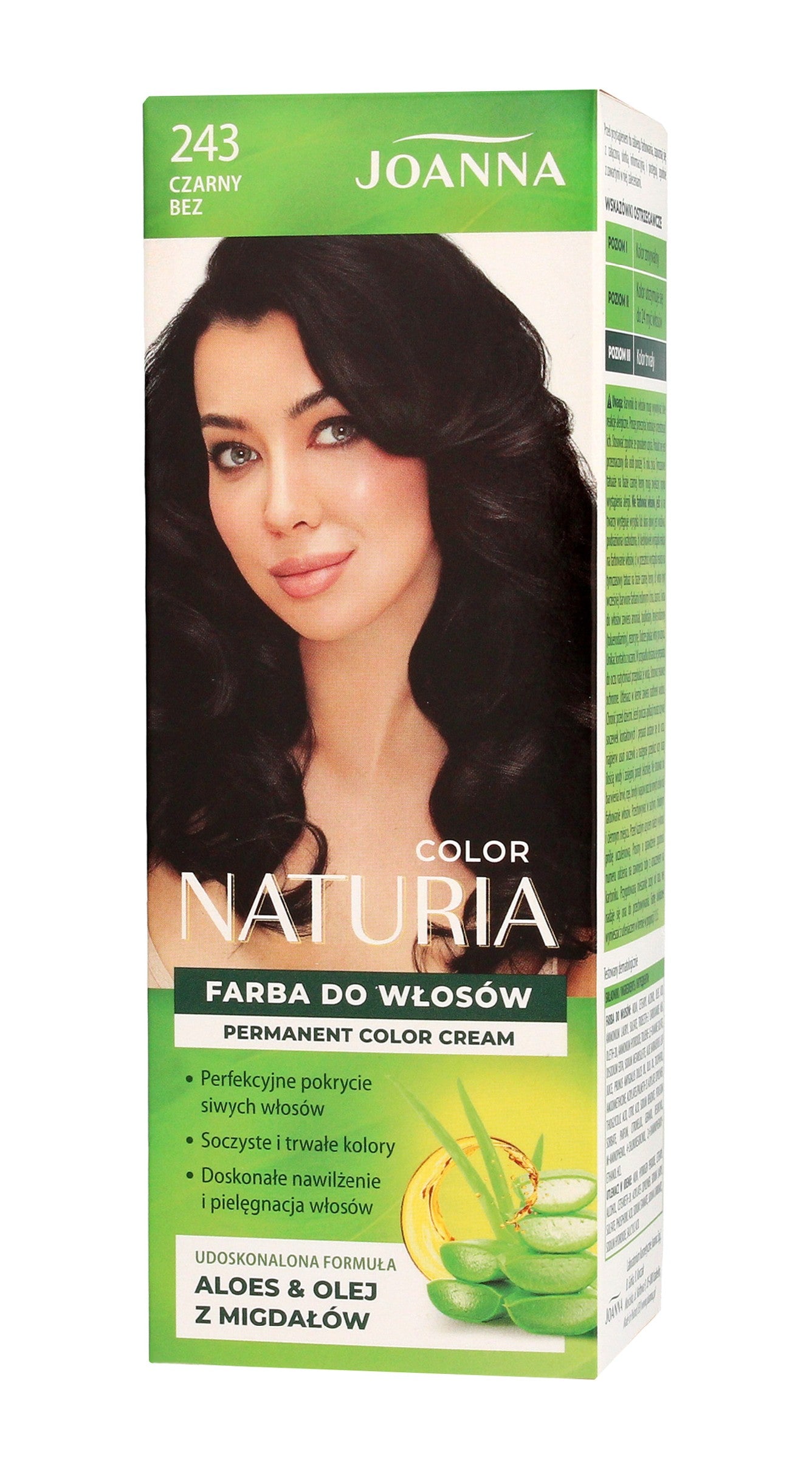 Joanna Naturia Color Hair Dye No. 243 - Black Elderberry 150g | Vaistine1.lt