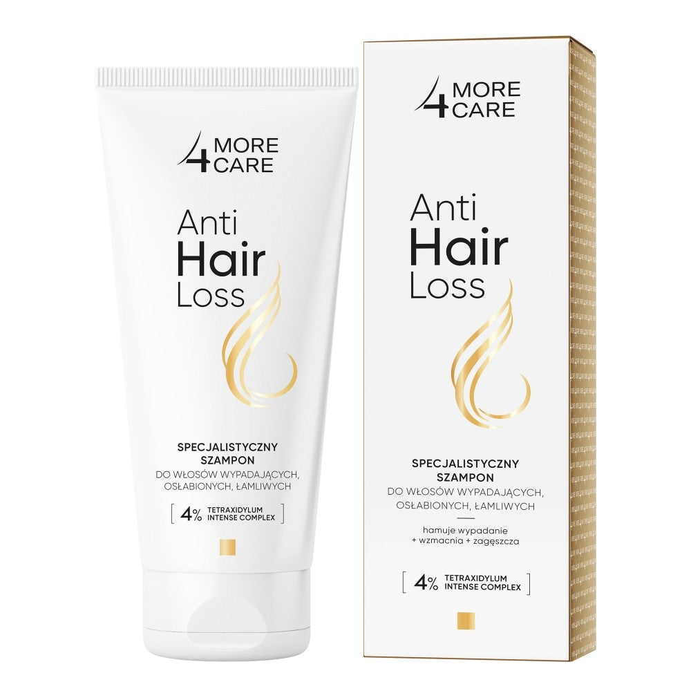 More4Care Specialist Shampoo Anti Hair Loss for weak, brittle, and falling hair 200ml | Vaistine1.lt