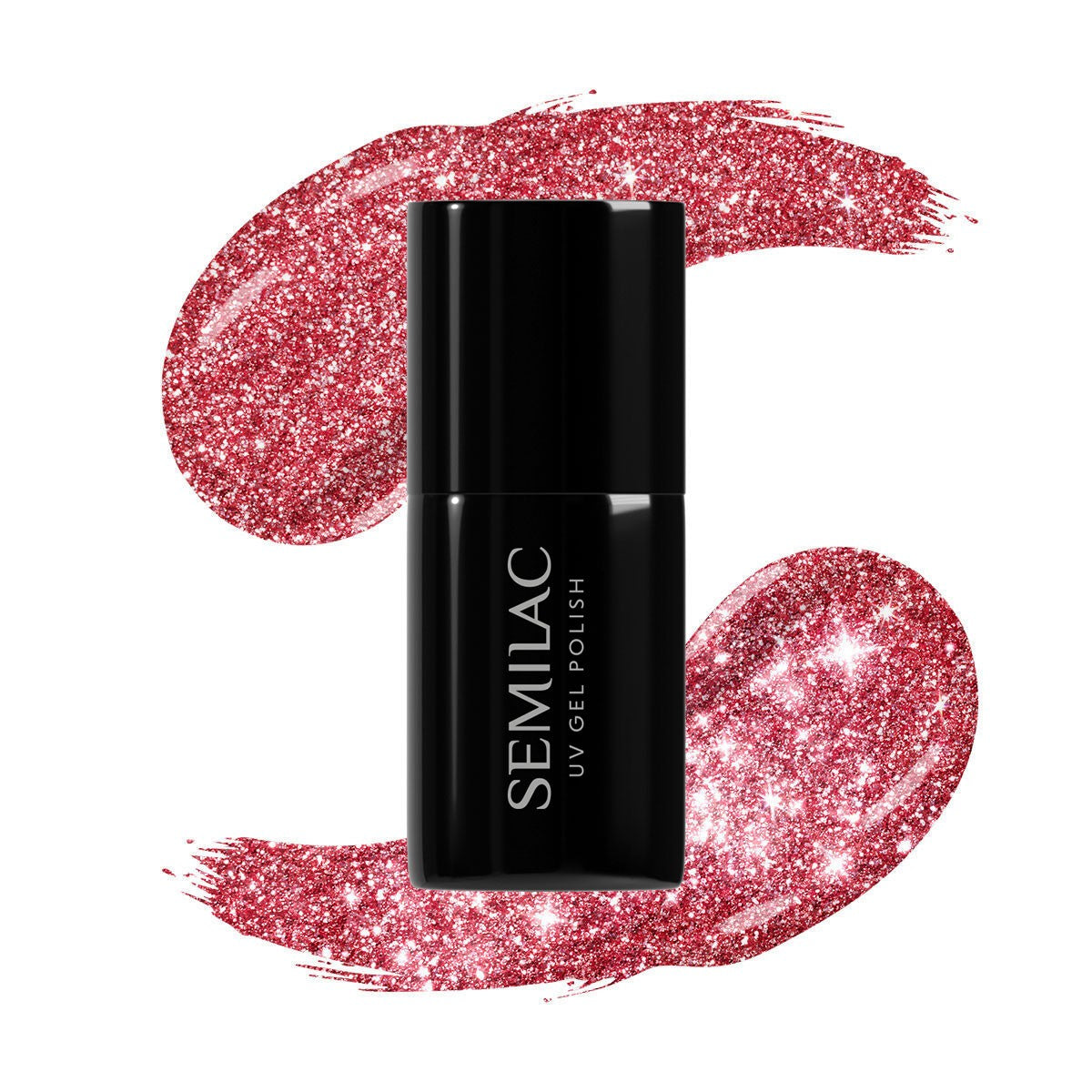 SEMILAC Hybrid Lacquer Flash 457 Glamorous Red (HEMA free) 7ml | Vaistine1.lt