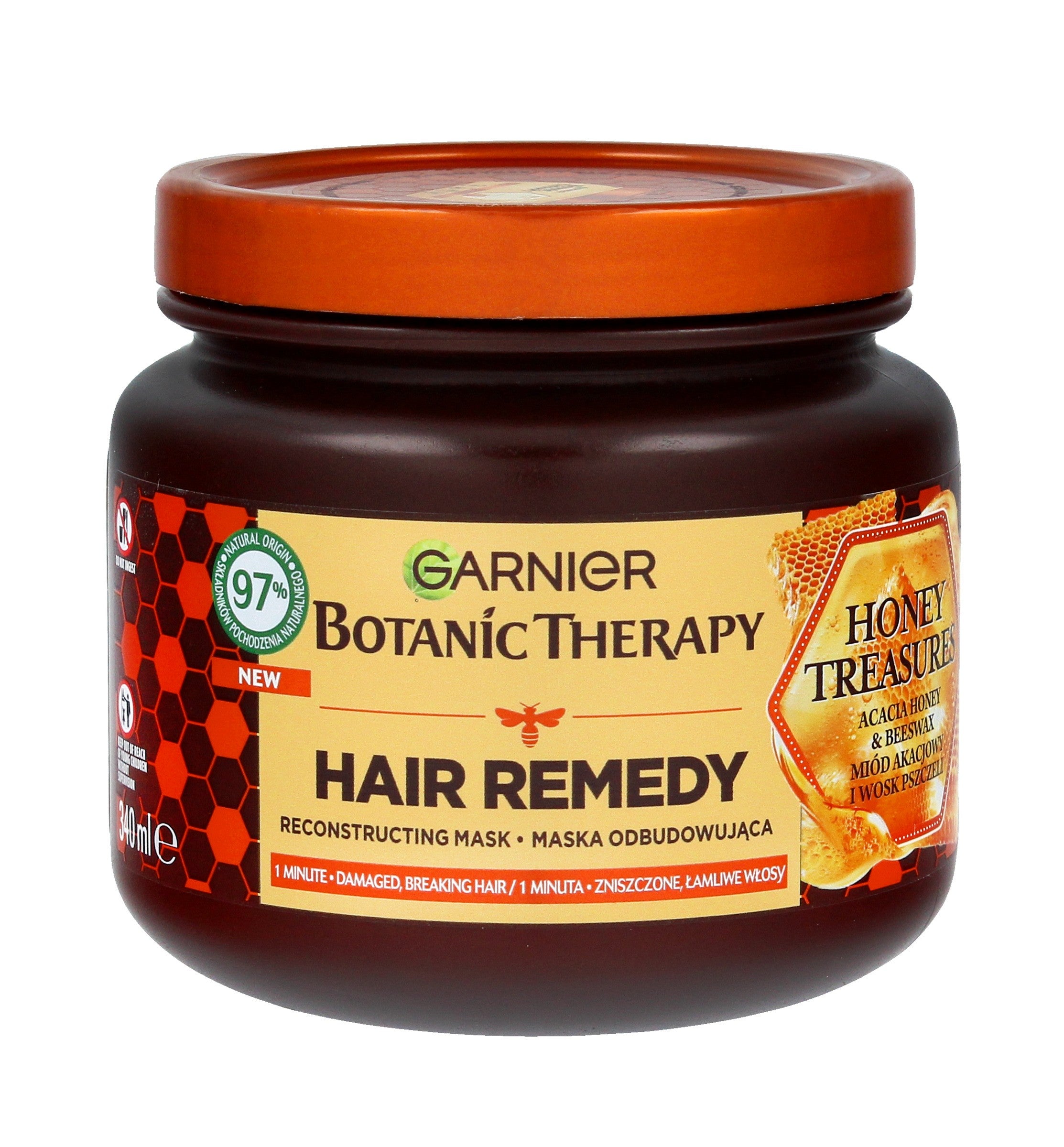 Garnier Botanic Therapy Restorative Hair Mask for Damaged and Brittle Hair with Acacia Honey 340ml | Vaistine1.lt