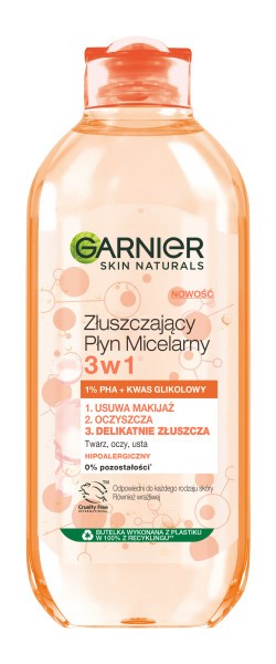 Garnier Skin Naturals Exfoliating Micellar Water 3in1 400ml | Vaistine1.lt