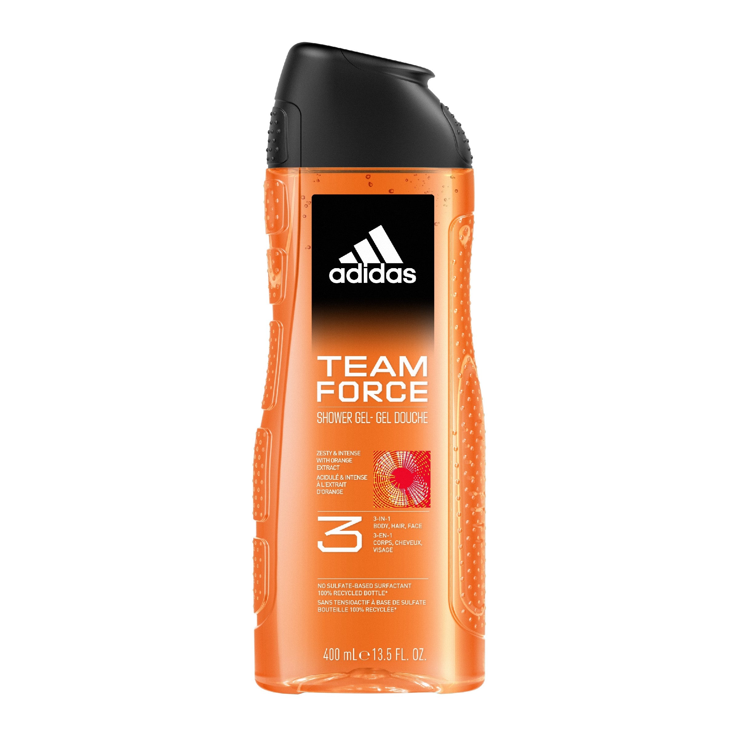 Adidas Team Force 3-in-1 Wash Gel for Men 400ml | Vaistine1.lt