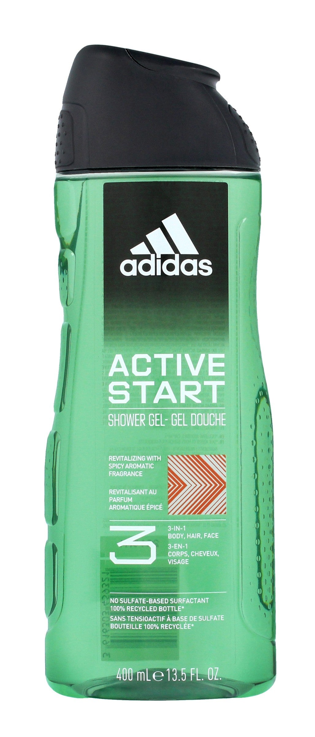 Adidas Active Start 3-in-1 Wash Gel for Men 400ml | Vaistine1.lt