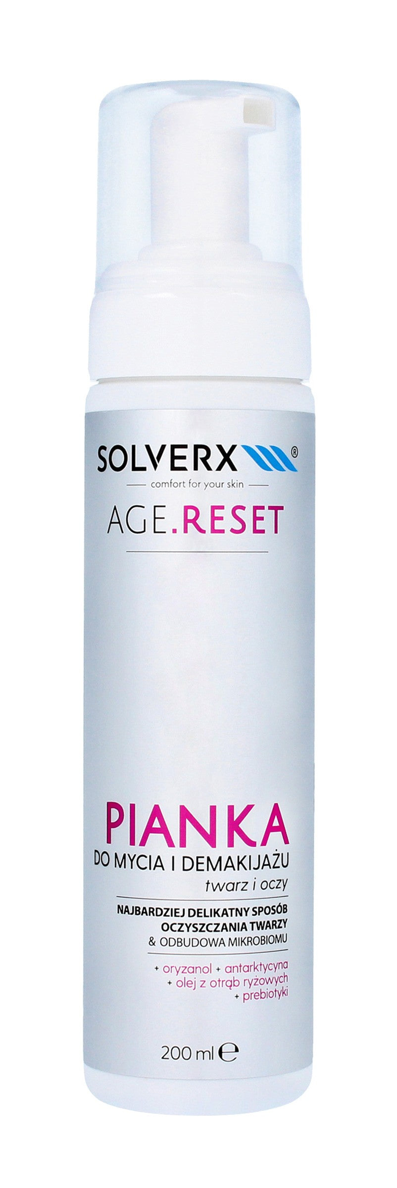 SOLVERX AGE RESET Face cleansing foam and dem. | Vaistine1.lt