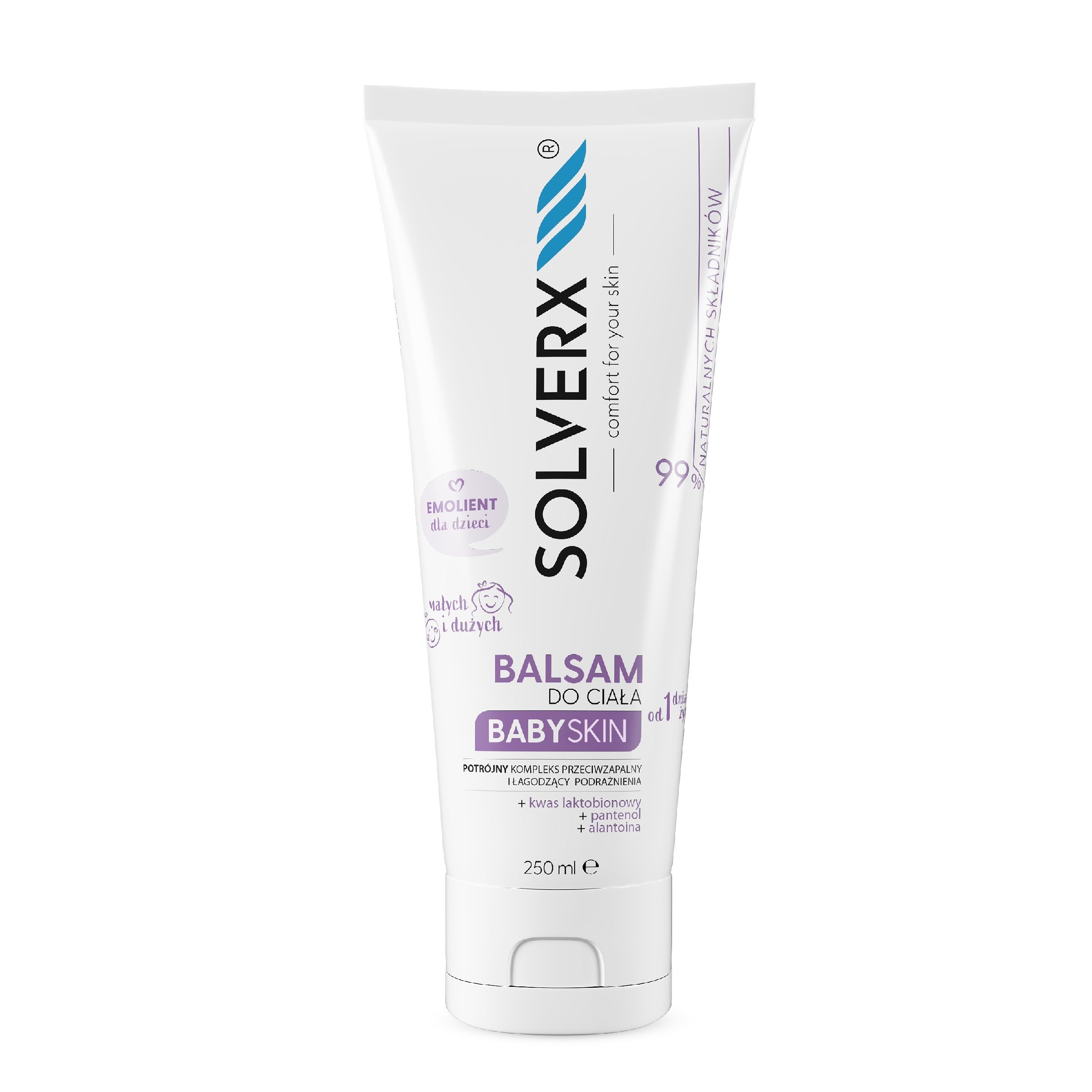 SOLVERX Baby Skin Balsam-Emollient for body for children 250ml | Vaistine1.lt