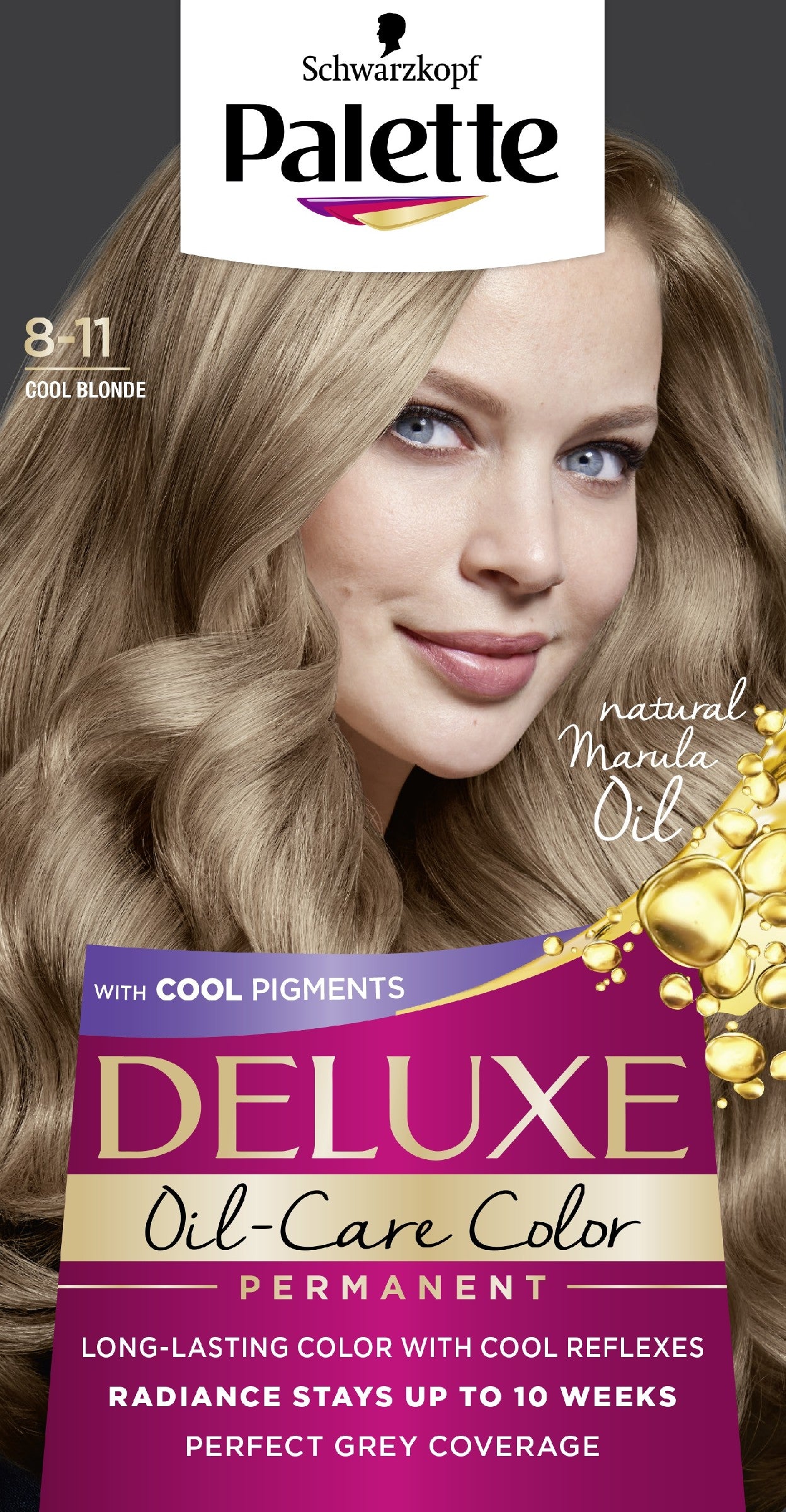 Palette Deluxe Permanent Hair Color No. 8-11 Cool Blond 1op. | Vaistine1.lt