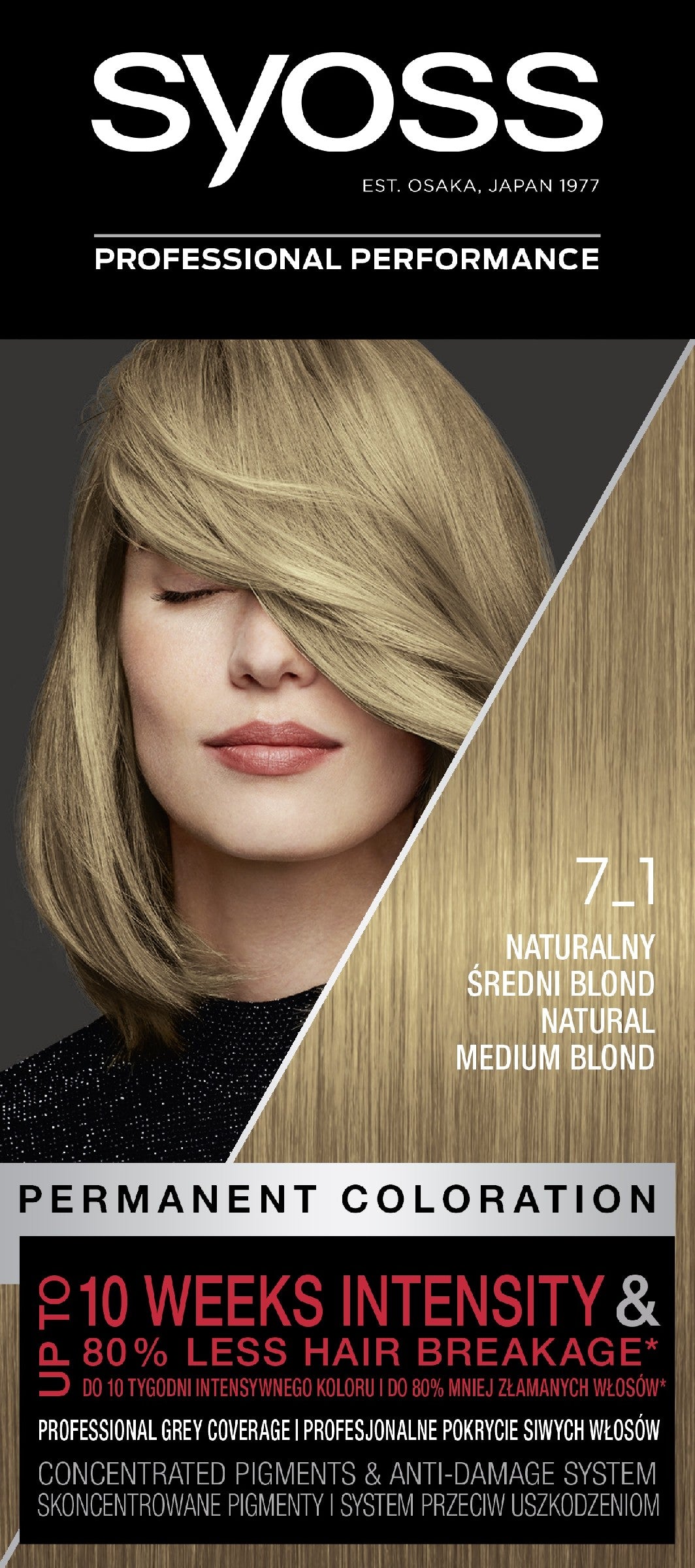 Schwarzkopf Syoss Hair Color No. 7_1 Natural Medium Blonde 1op. | Vaistine1.lt