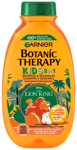 Garnier Botanic Therapy Kids 2-in-1 Shampoo with Conditioner - Lion King 250ml | Vaistine1.lt